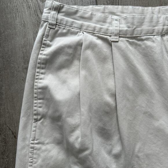 Brooks Brothers Men's Pleat Front Chino Shorts Size 36 Inseam 8" Classic Preppy - Picture 3 of 6